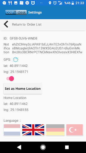 Delivery App Screen 3