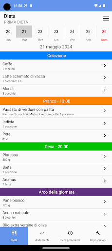 Anteprima dell'app