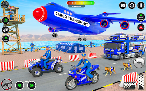 Police Cargo Transport Games