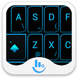 Neon Blue Light Keyboard Theme icon