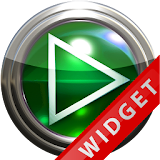 Poweramp Widget Green Glas icon