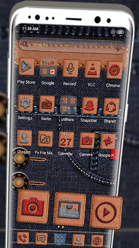 Denim Jeans Launcher Themes Screen 3