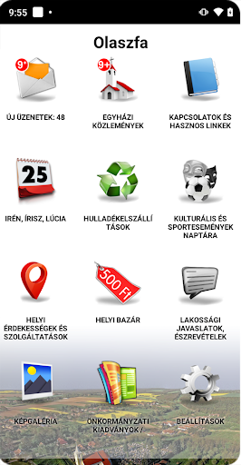 Android application Olaszfa screenshort