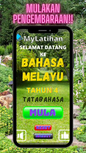 Android application MyLatihan - BM Th2 :Tatabahasa screenshort