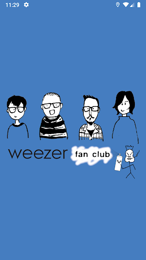 Android application Weezer Fan Club screenshort