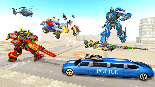 Police Tiger Robot Car Game 3d apkpoly screenshots 20
