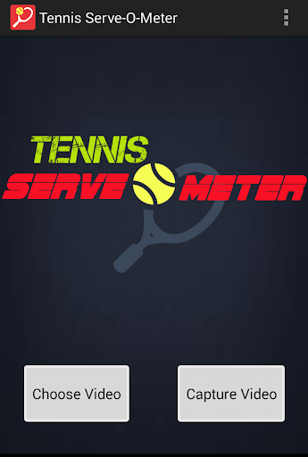 Android application Tennis Serve-O-Meter screenshort