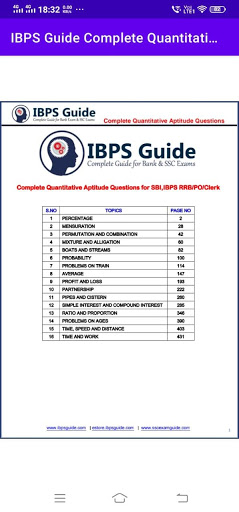 IBPS Quantitative Aptitude Screen 2
