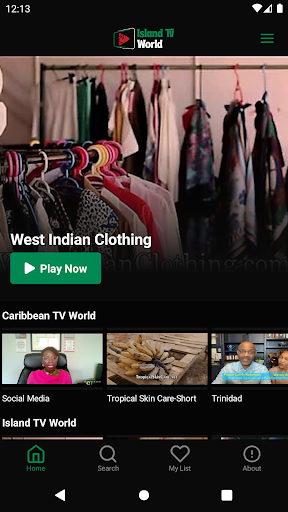 Android application Island TV World screenshort