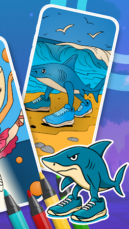 Game screenshot Animal coloring pages hack