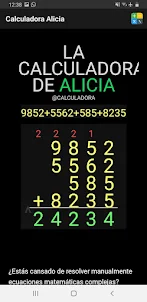 Calculadora Alicia