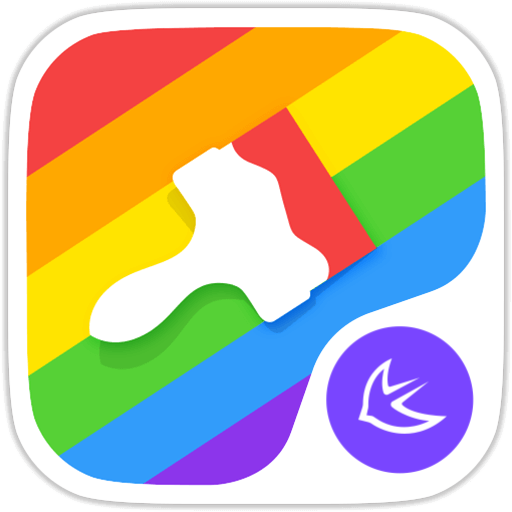 Colorful rainbow  theme  Icon