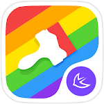 Cover Image of Download Colorful rainbow theme  APK