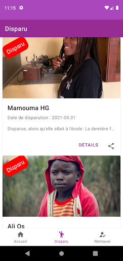 RetrouVite Screen 2