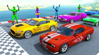 Game screenshot Superhero Game: Ramp Car Stunt mod apk