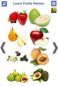 Learn Fruits name in English Unknown
