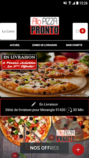 Allo Pizza Pronto Savigny Screen 2