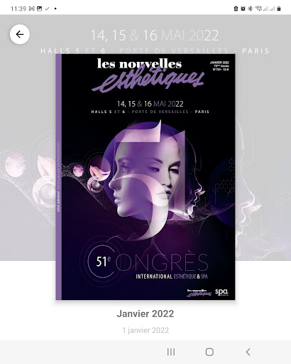 Android application Les Nouvelles Esthétiques screenshort