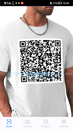 Android application QRCode Scanner screenshort