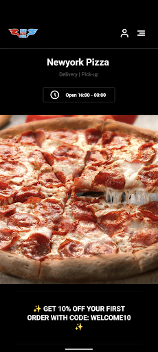 Android application Newyork Pizza screenshort