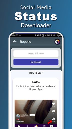 Media Status Downloader Screen 2