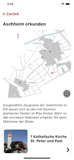 Android application AschheiMuseum screenshort