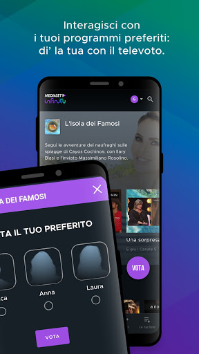 Mediaset Infinity TV Screen 3
