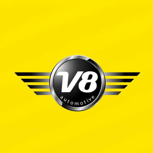 V8 Automotive logo