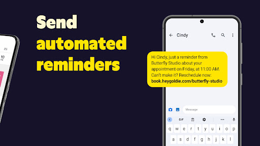 Goldie: Appointment Scheduler Screen 2