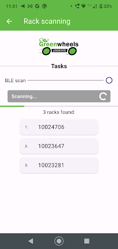 Greenwheels Logistics Screen 3