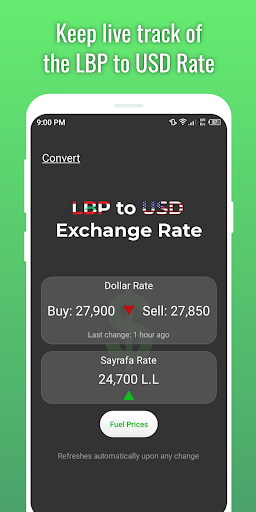 Android application Dollar to Lira Rate screenshort