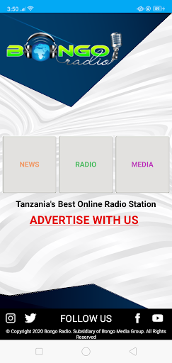 Android application Bongo Radio screenshort