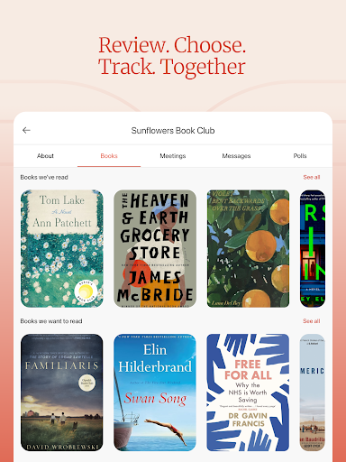 Screenshot of Bookclubs: Book Club Organizer