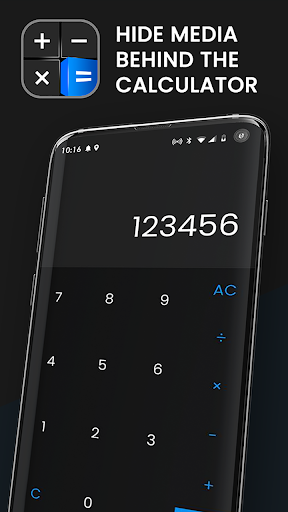 Android application Calculator Hide app photo lock screenshort