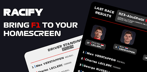 Racify - Beautiful F1 widgets