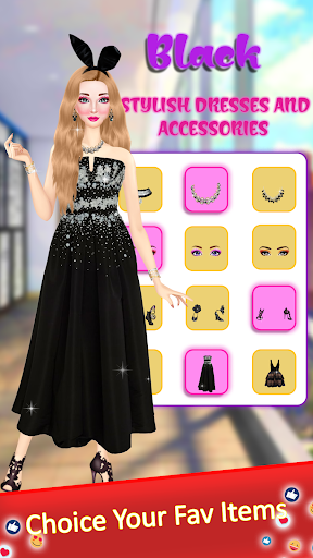 Black Fashion Dress Up Lover Screen 2