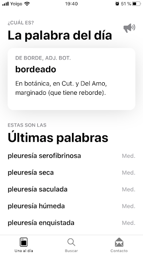 Android application BioDic screenshort