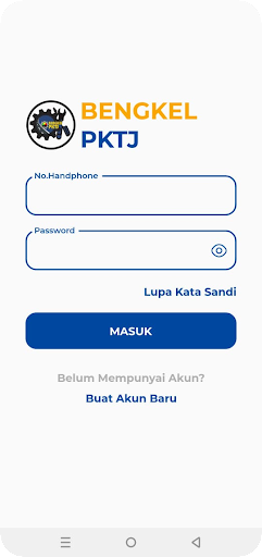 Android application Bengkel PKTJ screenshort
