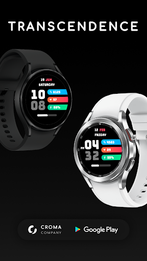 Android application Transcendence Watch Face screenshort