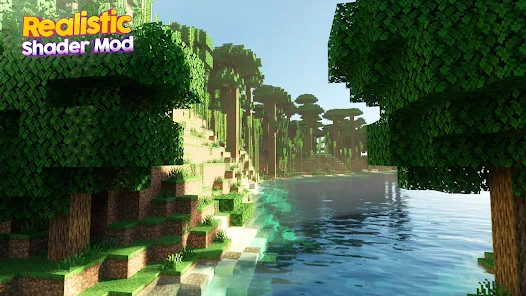 Un 'Minecraft' con texturas mejoradas, agua realista y efectos de