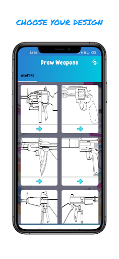 How to Draw Weapons Screen 3