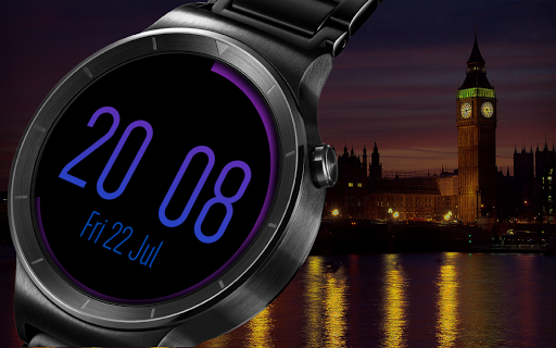 Android application Gradient Watch Face screenshort