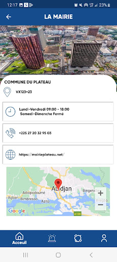 Android application CI Smart City screenshort