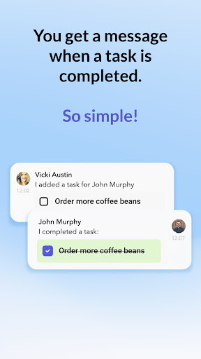 Screenshot of Tasks & Chat: Work App