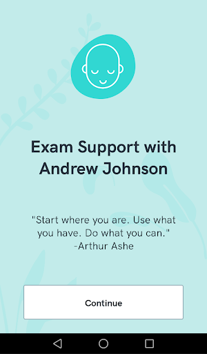 Android application Exam Support with Andrew Johns screenshort