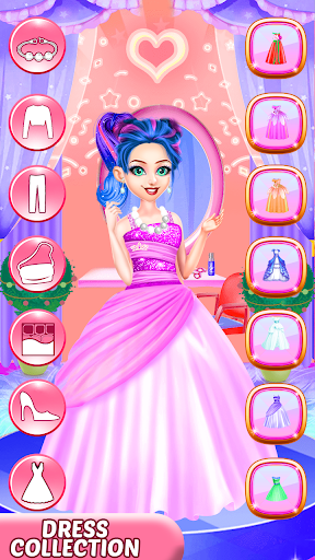 Android application Royal Princess Girls Dress up screenshort