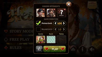 Game screenshot Hearts HD: Classic Card Game apk download