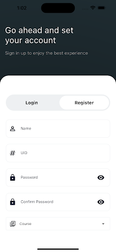 UICN (UIC Notifier) Screen 2