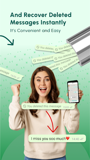 Screenshot of Deleted Messages Recovery App