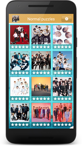 EXO Slide Puzzle Game